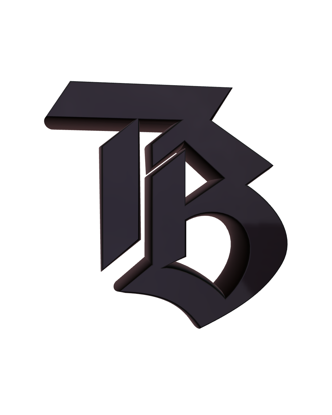 LOGO BARBERSHOP (TB) 3d 3d art 3d motion barber branding barbershop branding logocombination logodesign logogram logotype motion graphics