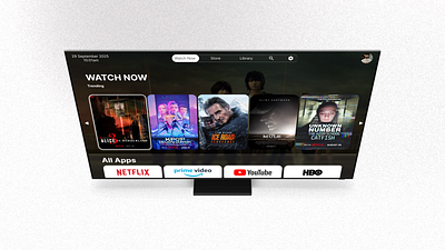 DailyUI - TV App dailyui figma smart tv tv tv app ui ux