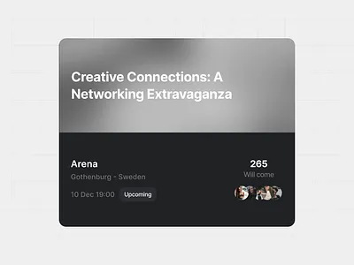 Announce widget announce design ui ux widget