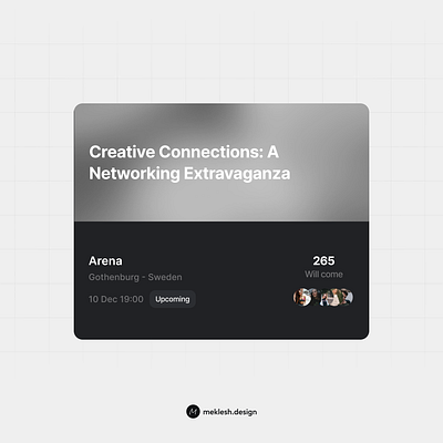 Announce widget announce design ui ux widget
