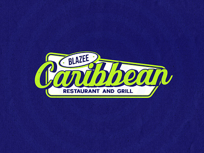 Caribbean Restaurant Logo Design bar bold tpyography cafe caribbean restaurant logo coffee custom hand drawn editable food for sale fresh grill island blaze logo design logodesign logotype modern logo restaurant restaurant logo tropical restaurant vector