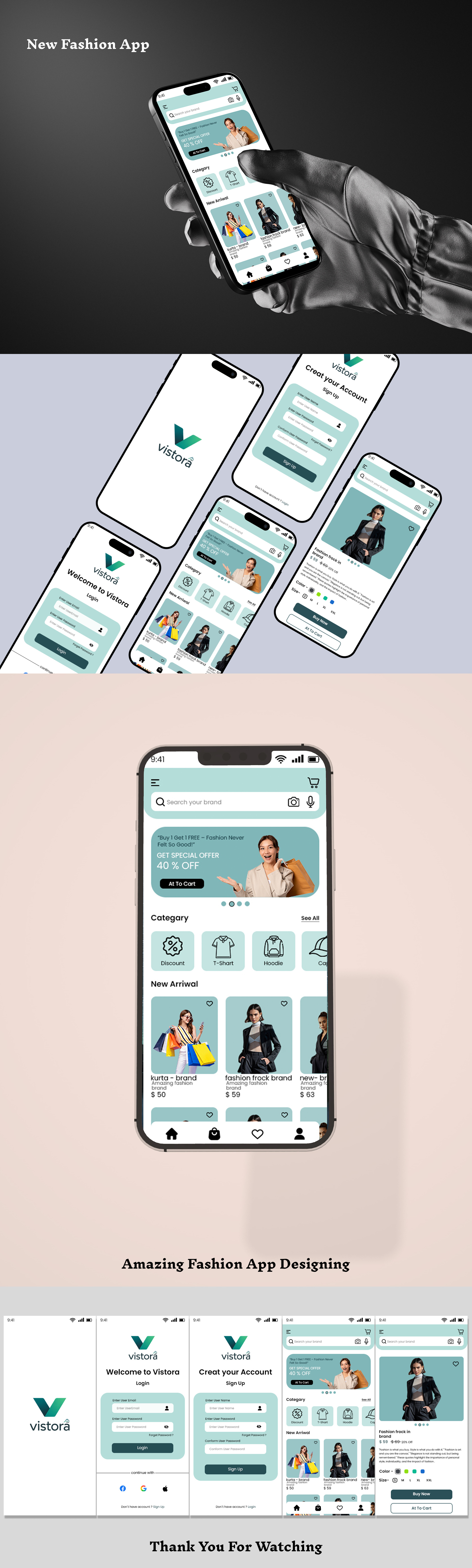 “Vistora – Modern Fashion Shopping App UI/UX Design” appinterface cleandesign creativedesign dailyui dribbbledesign ecommerceui fashionapp minimalui mobileappdesign shoppingapp uidesign uiux uxdesign visualdesign