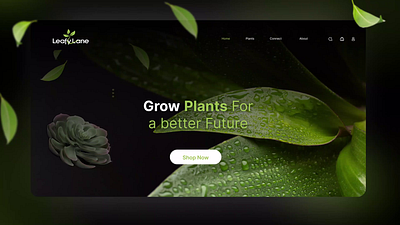 Leafy Lane animation app branding design figma graphic design illustration logo motion graphics nature plant product productdesign typography uiux ux vector