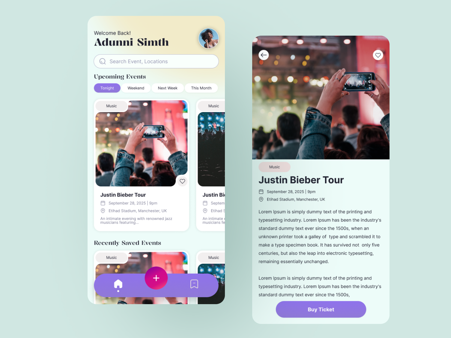 Example of Figma Moible App Design | UI/UX Design