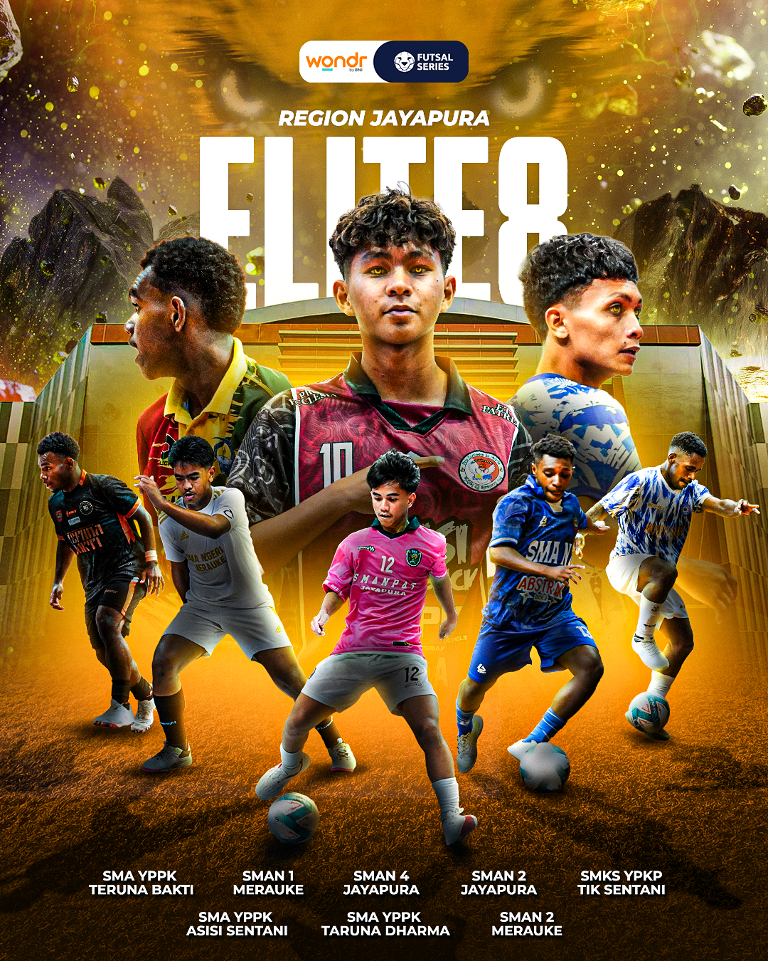 Sport Graphic Poster / Elite8 Jayapura artist digital imaging digital manipulation gfx photoshop sport graphic