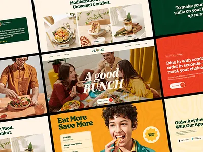 Vero- Food Website Design branding design food delivery food order food website food website deisgn foodie graphic design inspiration modern website motion graphics online order ui ui design uidesign uiux vibrant website website