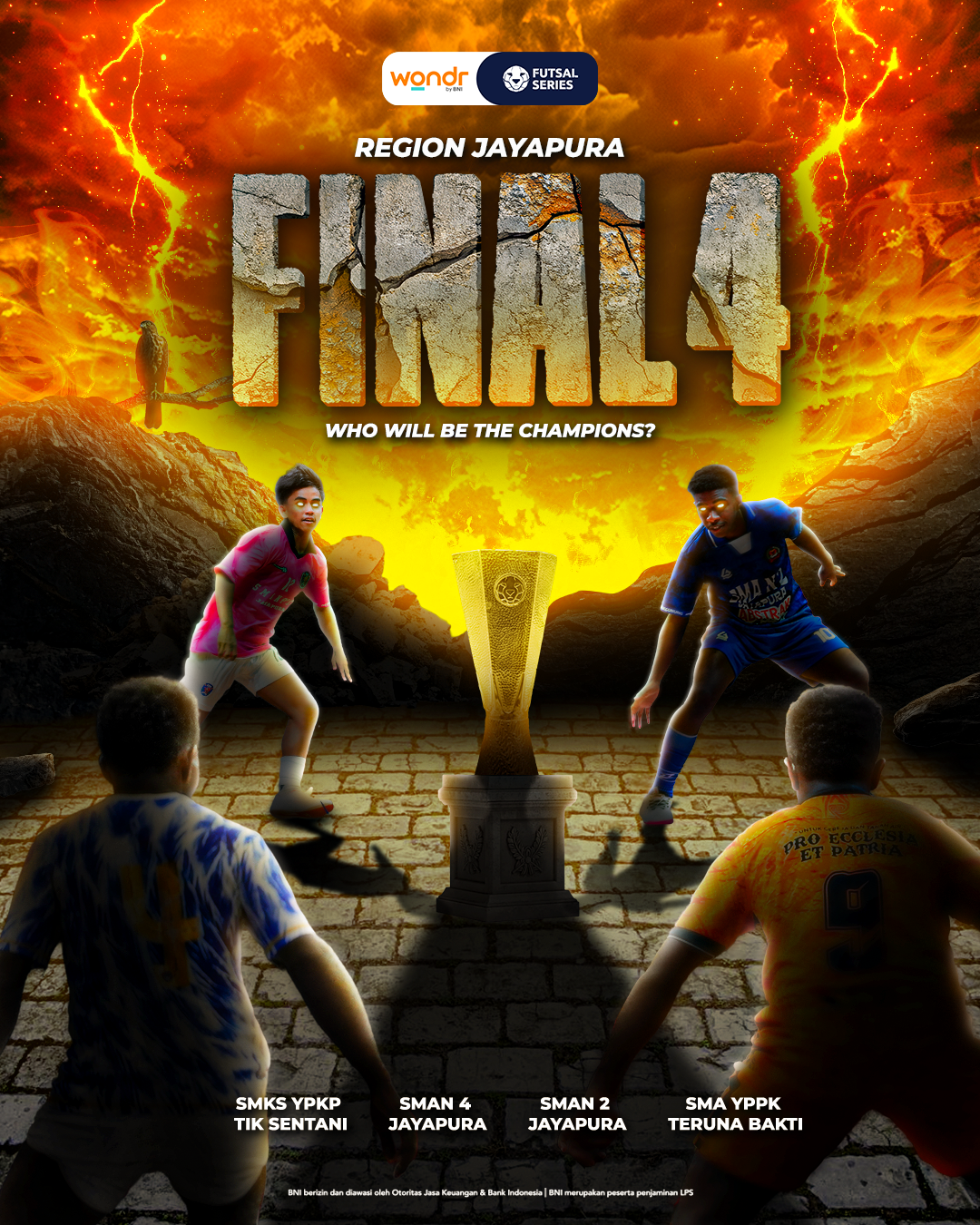 Sport Graphic Poster / Final4 Jayapura digital artist digital imaging futsal indonesia photoshop sport sport graphic sport industry
