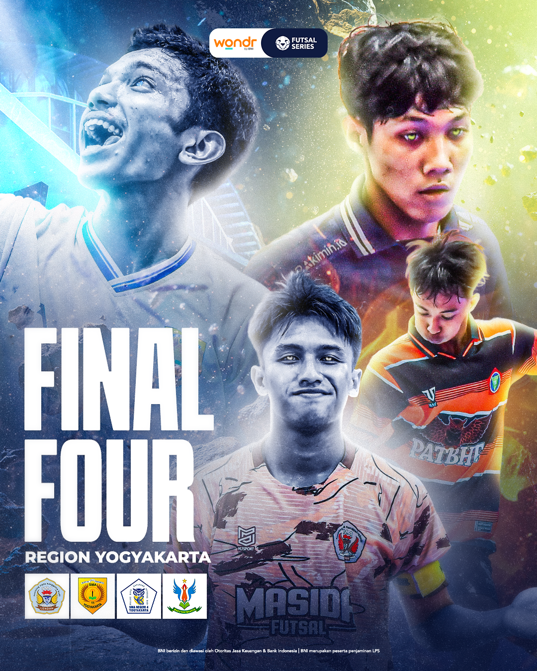 Sport Graphic Poster / Final4 Yogyakarta digital artist futsal manipulation photoshop sport graphic