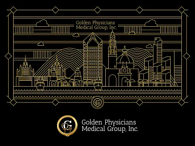 Golden Medical Group branding logo
