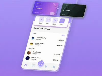 Fintech Mobile App Design fintech app fintech mobile app fintech mobile app design mobile app mobile app design mobile mockup mobile mockup design product design ui uiux design