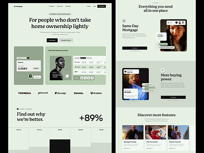 Corporate Website - Startups Mortgage ai landing page ai startups ai website corporate website landing page landing page design landing ui loan website mortgage mortgage crm mortgage website product design sales crm startups startups website ui user experience website website design