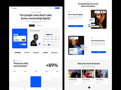 Corporate Website - Startups Mortgage ai landing page ai startups ai website corporate website landing page landing page design landing ui loan website mortgage mortgage crm mortgage website product design sales crm startups startups website ui user experience website website design