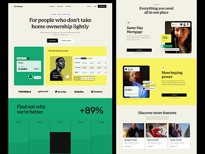 Corporate Website - Startups Mortgage ai landing page ai startups ai website corporate website landing page landing page design landing ui loan website mortgage mortgage crm mortgage website product design sales crm startups startups website ui user experience website website design