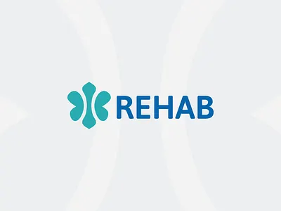 Rehab ✱ Logo Design app logo brand identity branding butterfly design flower graphic design journey logo logo design minimalist modern recovery simple therapy visual identity