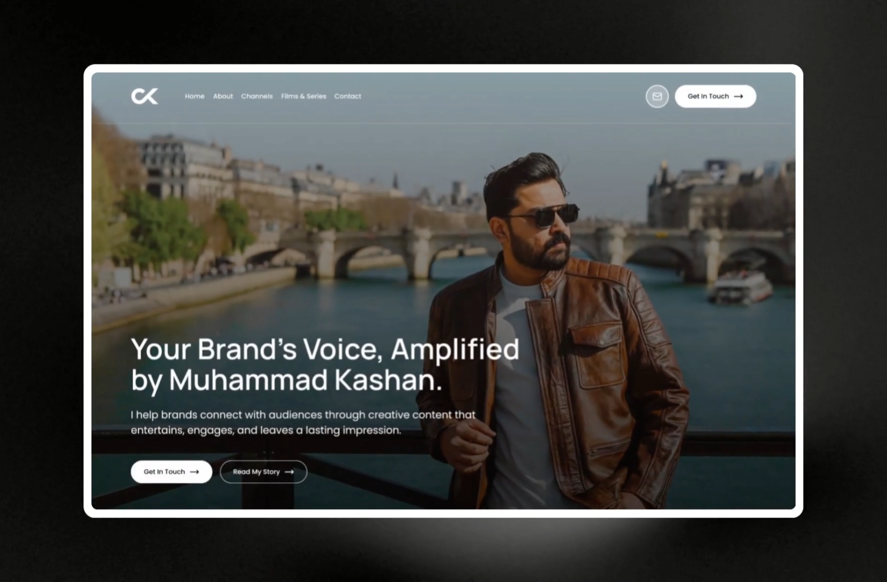 Portfolio Website Design branding coach content creator design designer director graphic design influencer landing page portfolio redesign ui web website websites youtuber