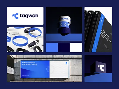 Branding and Visual Identity Design - Taqwah agency agency logo blue branding brand identity brand strategy branding branding concept creative logo digital agency logo logo design minimal logo modern logo rebranding ui ui design ui ux agency ui ux design uiux ux design visual identity