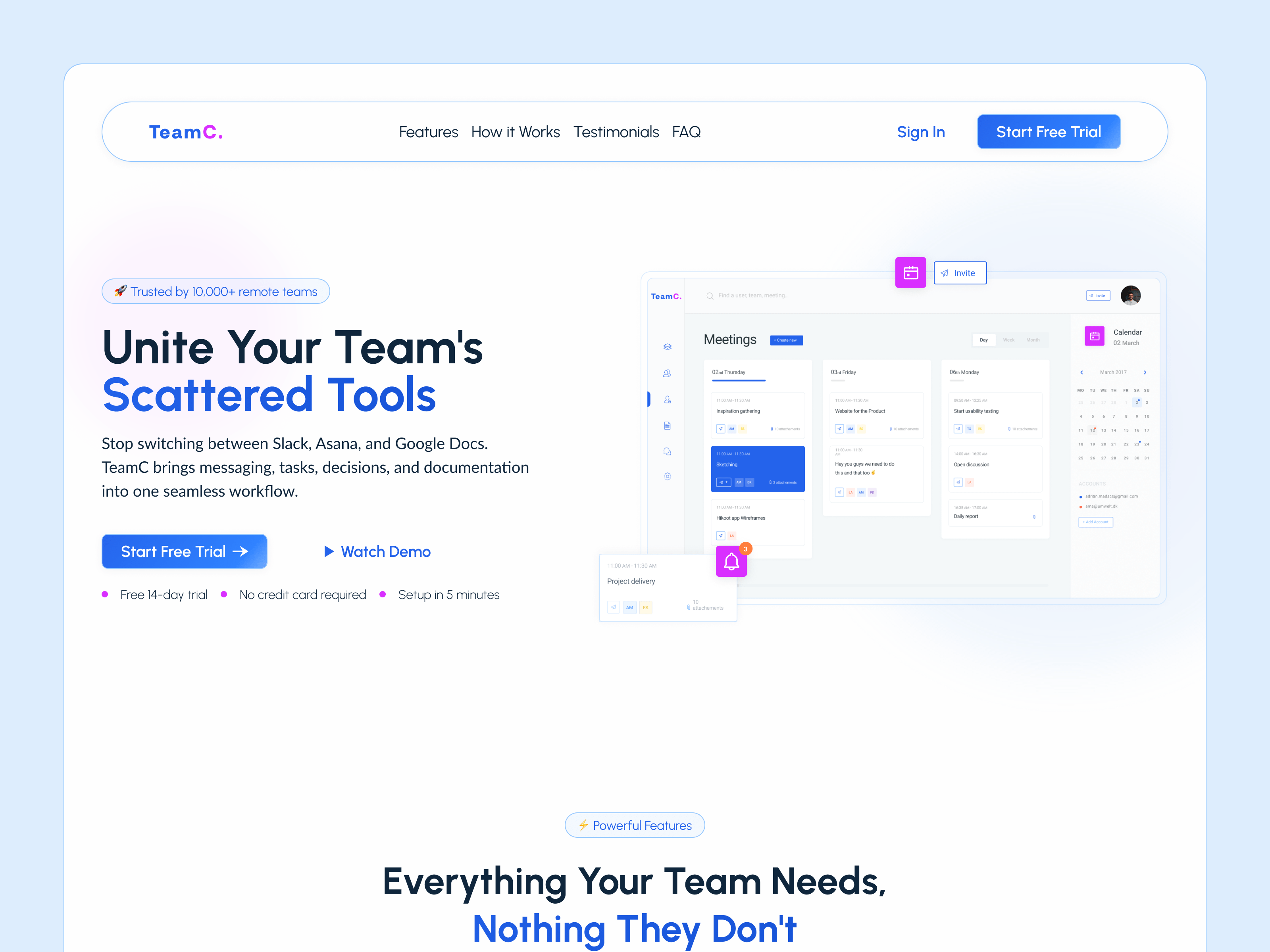 Example of Website Fixes & Improvements