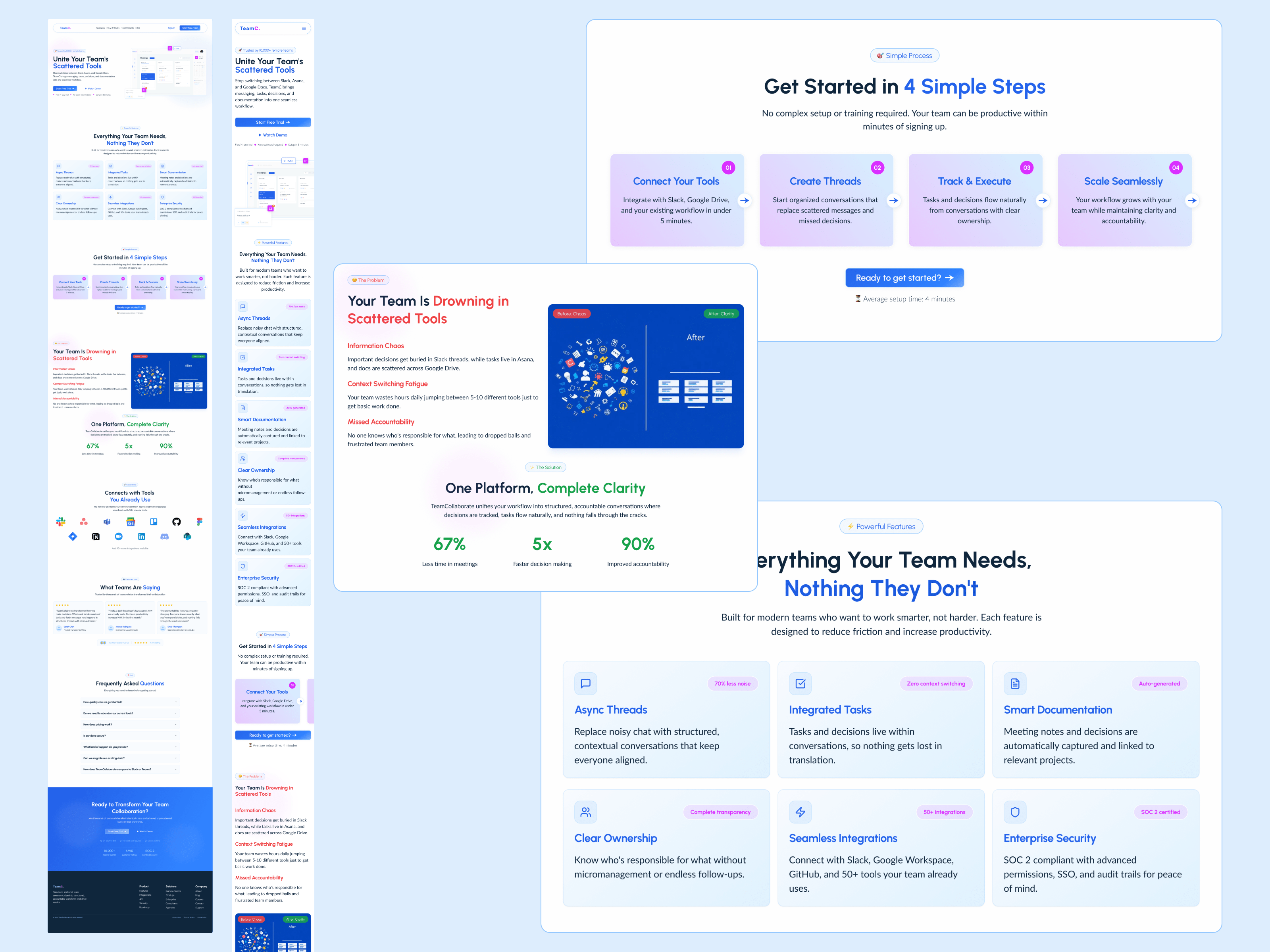 Example of Website Fixes & Improvements