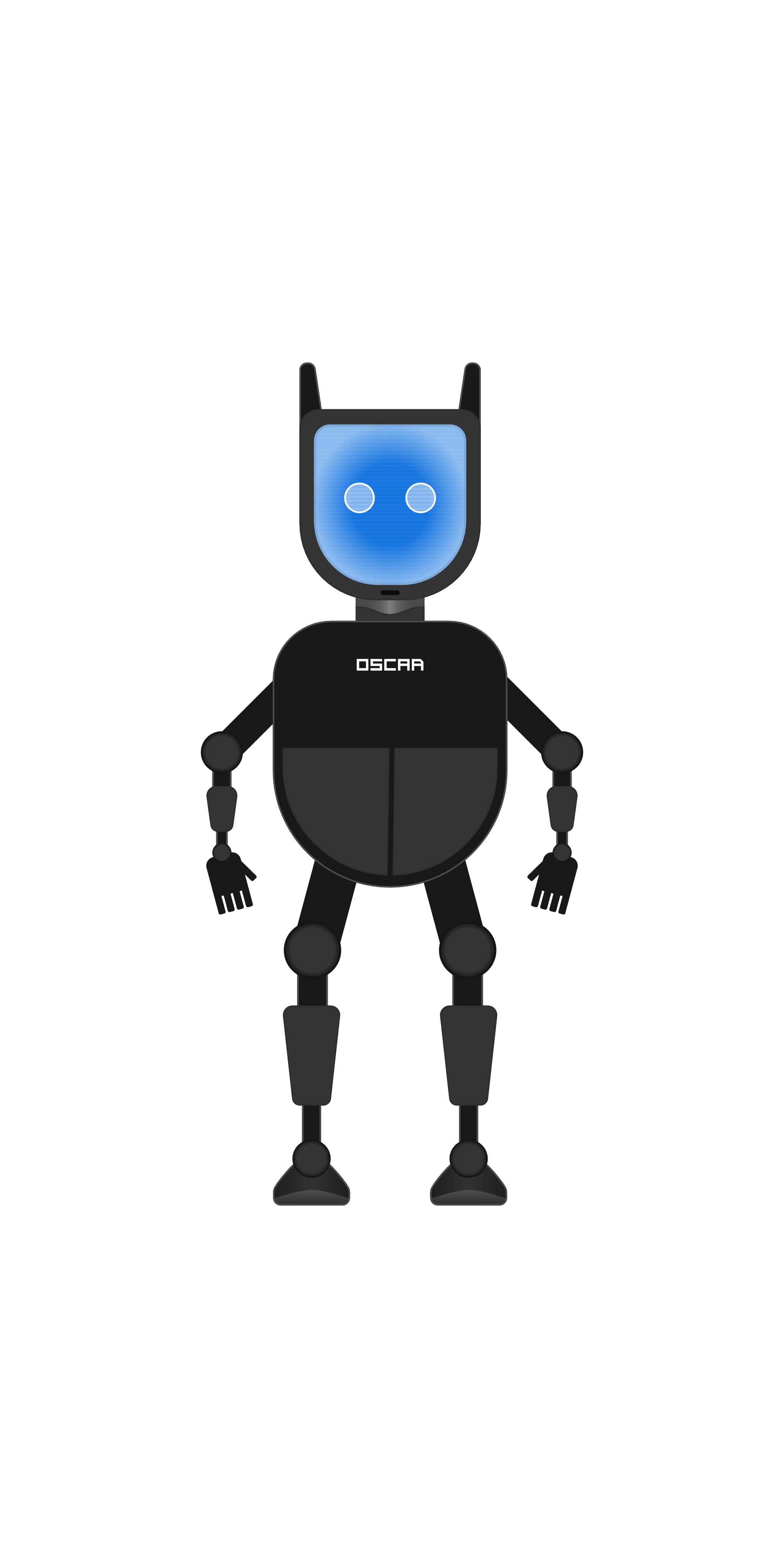OSCAR 2d character game robot stylized