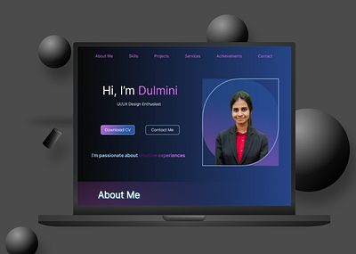 Personal Portfolio ui