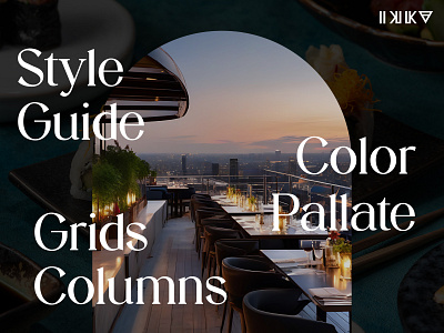 Ikka – Website Style Guide color palette design system digital experience grid system homepage ui luxury design modern web design responsive design style guide typography design ui design ux design ux ui design web design website ui