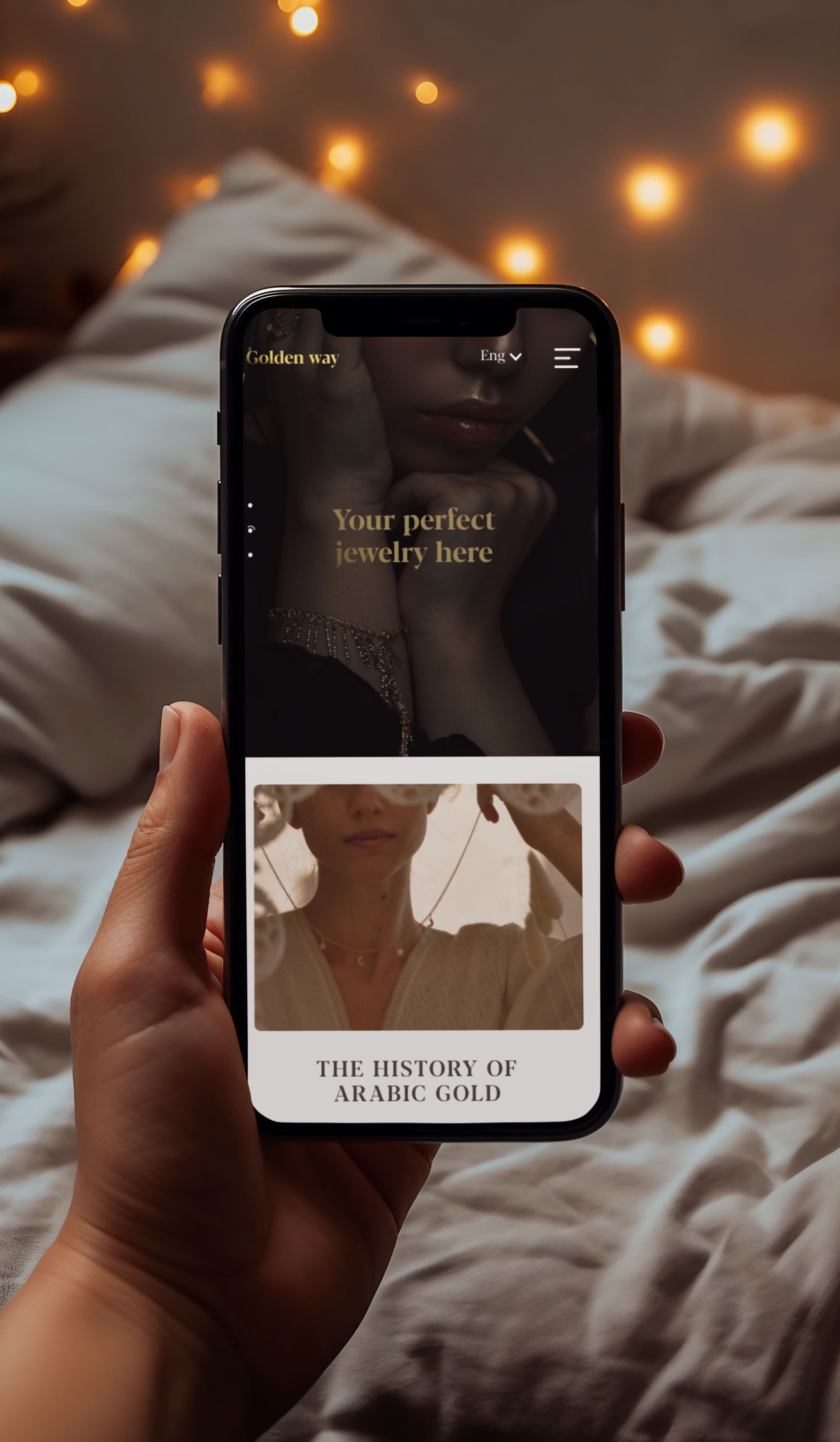 Golden way - bright with your jewelry