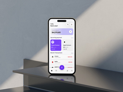 Fino-Finance Management App-Home screen figma finance finance management homescreen homescreen design mobile app design mobile design ui ui design user experience user interface ux