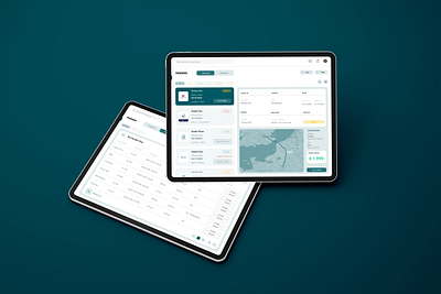 Logistics Tenders Dashboard ui ux web