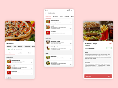 Food delivery - Mobile app android design dashboard delivery food food delivery food delivery online food mobile app ios design item list menu list online order order app order food restaurant restaurant mobile uiux review design review management swiggy zomato