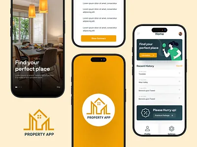 Property App – Find Your Perfect Place 🏡✨ appdesign branding creativedesign darkmode dashboarddesign design designinspiration figma illustration interfacedesign minimaldesign mobiledesign moderndesign productdesign prototype ui uidesign ux uxdesign webdesign