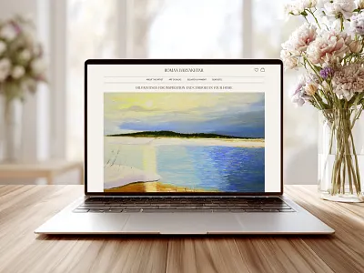 Art E-commerce Website — Modern Gallery Design artgallery design designinspiration digitalstudio ecommerce figmadesign landingpage onlinestore ui uiux ux uxdesign votakdigital webdesign