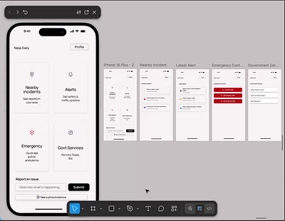 NAIJA DAILY APP 3d animation branding graphic design logo motion graphics ui
