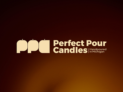 Logo Design | Perfect Pour Candles adobe illustrator adobe photoshop art brand branding creative creative design custom design designer graphic design graphic designer logo marketing project social media typography