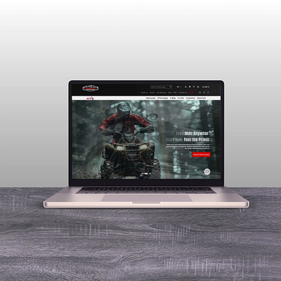 Motorcycle & Off-Road E-Commerce Website Concept casestudy color palette e commerce uiux web design