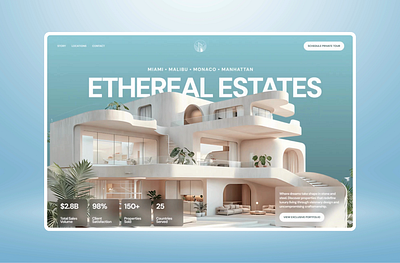 Real Estate Website Design animation attractive design designer home homes house interactive modern mortgage property real estate search services stats ui villa web websites