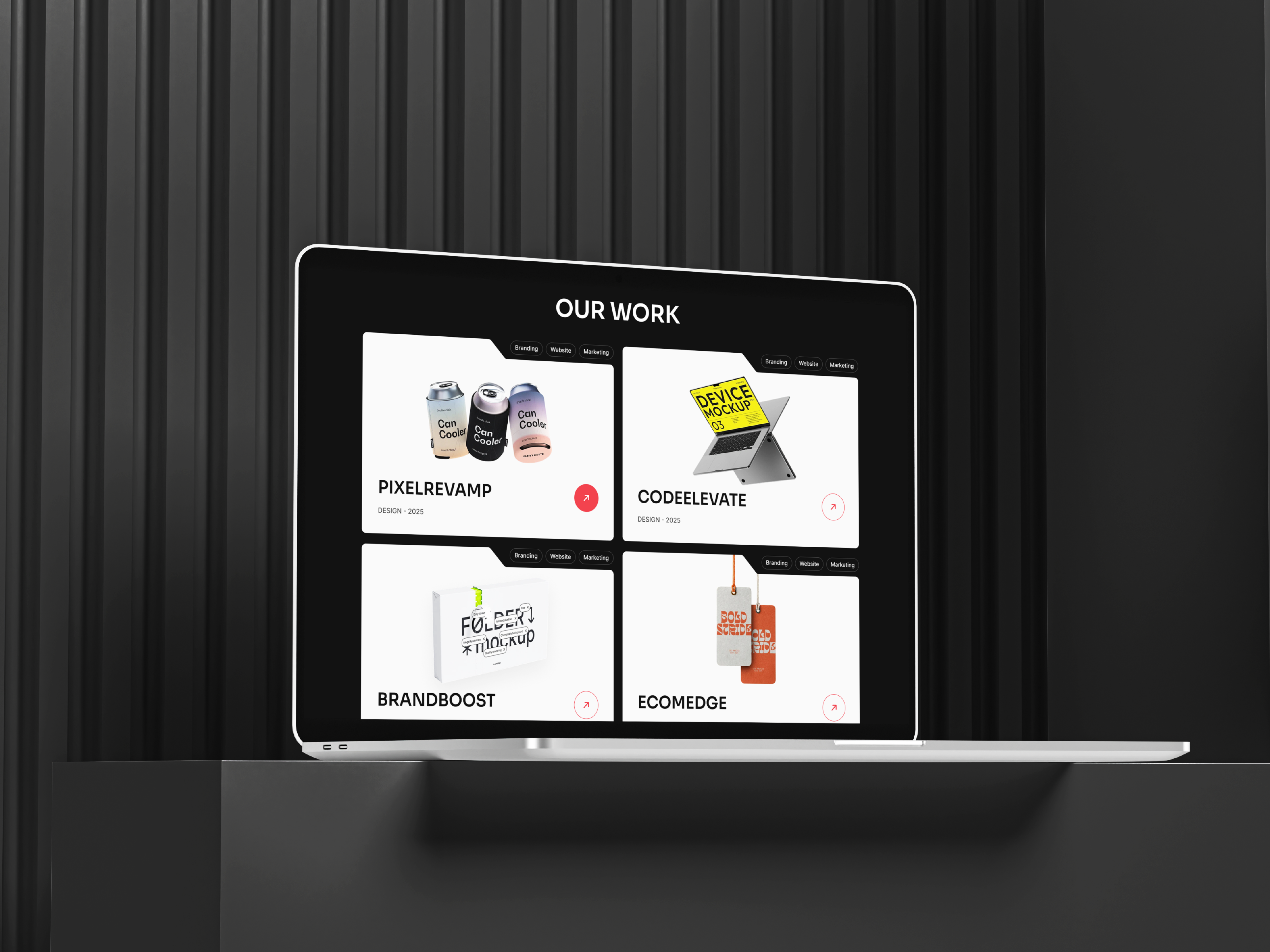Example of Our Portfolio/Our Works Section – Creative Design Solutions