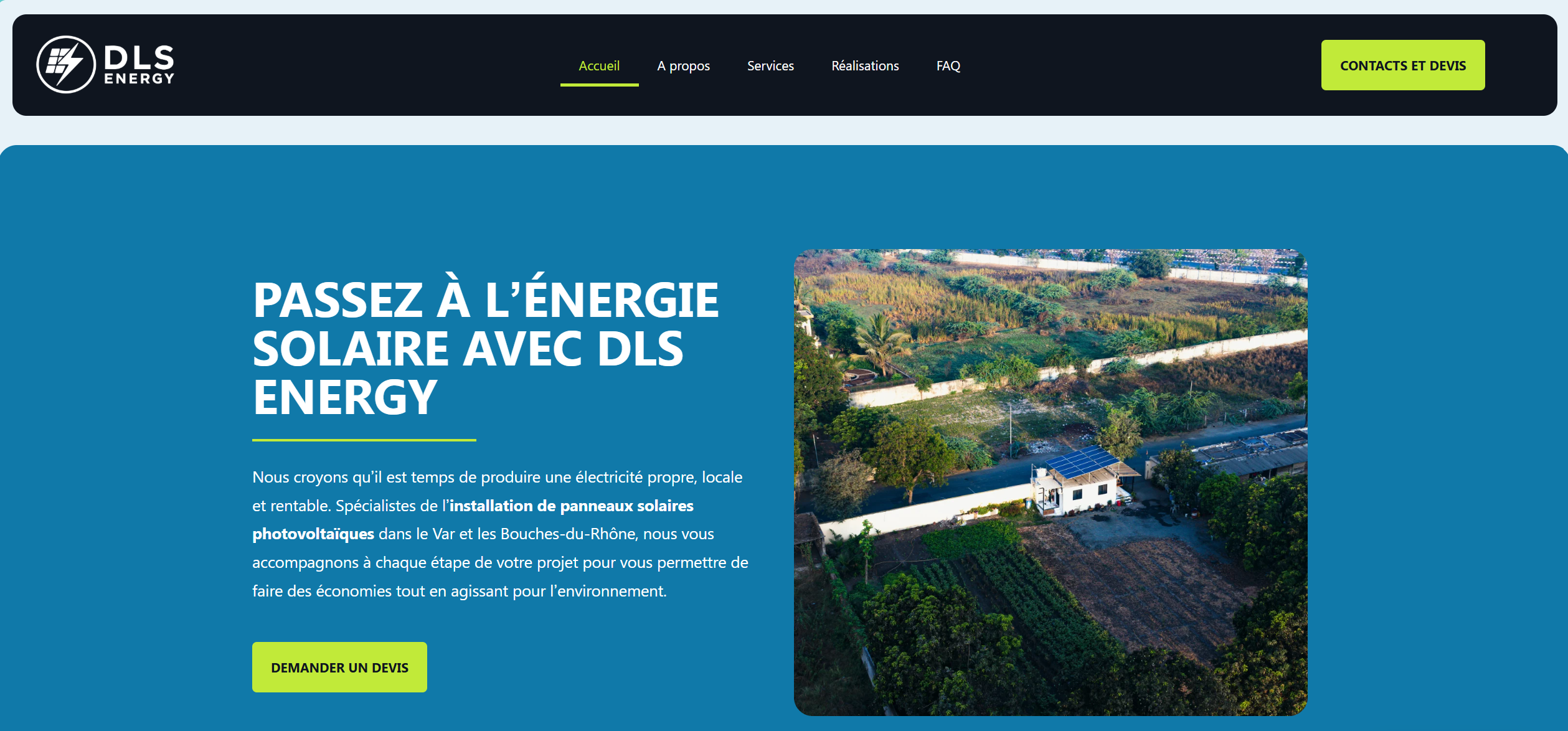 Website - DLS Energy by Amanda Gasc on Dribbble
