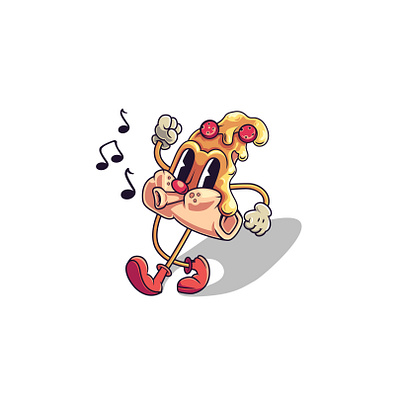 Mascot of a pizzeria on a tourist route adventure branding character character design food branding fun design illustration logo mascot pizza pizzeria tourism travel