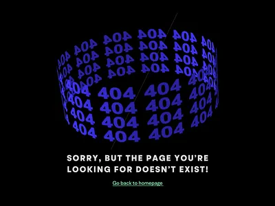 404 page for Get Stuff Digital abstract animation modern motion graphics