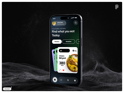 Food tracking and nutrition app design figma graphic design ui uiux