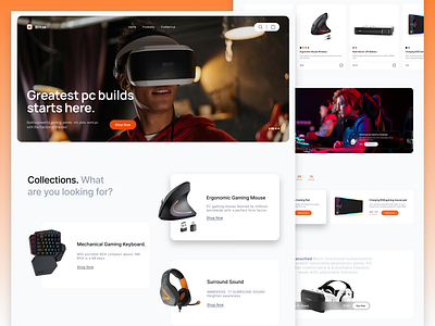 Shopify ecommerce tech theme ui