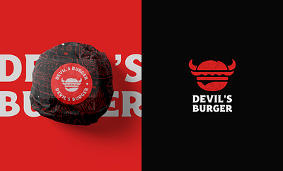 Devil's Burger Street food logo beef burger logo branding burger logo burger logo branding chicken burger fastfood logo food brand identity food shop foodlover french fries hotel hungry burger icon logo logo design meat lover minimal modern restaurant logo street food logo