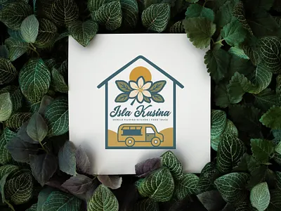 Logo design for Isla Kusina brand identity branding food truck graphic design logo design restaurant
