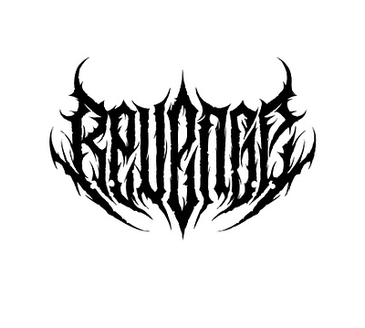 Revenge tattoo calligraphy lettering logotype tattoo typography
