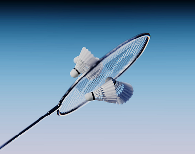 Bambinton racket 3d 3d art animation art bambinton bambinton racket cg design houdini karmaxpu motion motion design racket render sport