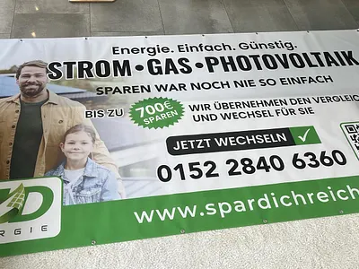 Street Banner for www.spardichreich.de pop up banner