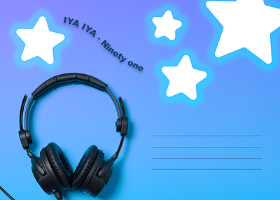 Music postcard music photoshop postcard