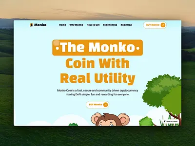Monko – Web3 Cryptocurrency Framer Template branding figma interaction d landing page