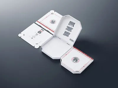Pizza Box for GREG'S PIZZAWORKS art direction artisan branding food food truck french food graphic design junkfood logo pizaria pizza typography vector vegan visual identity