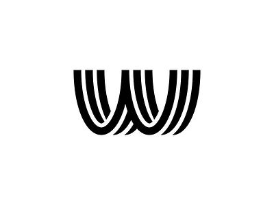 W Logo brand branding circle design elips icon letter logo line logo logodesign minimal visual w w letter w logo